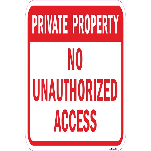 Signmission Safety Sign, 12 in Height, Aluminum, 24826 A-1218-24826 - main